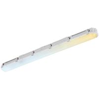 Aurora LinearPac CWS Anti-Corrosive Batten IP66 4ft in White Steel