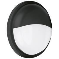 Aurora Utilite CS Round LED Bulkhead IP65 Bezel 221mm Eyelid in Black