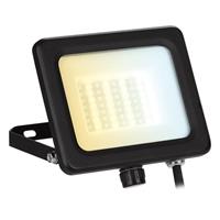 Aurora VelaCS LED PIR CCT Floodlight IP65 20W in Black Aluminium