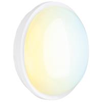 Aurora Utilite CS Round LED Bulkhead IP65 30W in White Polycarbonate