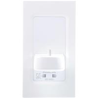 Proofvision In-Wall Electric Toothbrush Charger for Philips Sonicare PVPS12P Shaver Socket in White