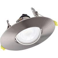 Integral LED Evofire Maxi 110 Tiltable IP20 Fire Rated Downlight Satin in Nickel