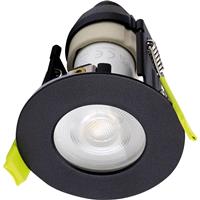 Integral LED Evofire Mini 55 Micro IP65 Fire Rated Downlight in Black