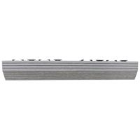 Apollo Straight Finishing Edges Uncapped 50cm (4pk) - (4 Pack) in Grey Plastic