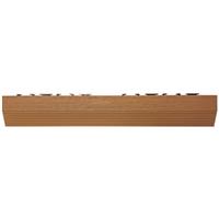 Apollo Straight Finishing Edges Uncapped 50cm (4pk) - (4 Pack) in Brown Plastic