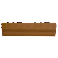 Apollo Straight Finishing Edges Capped 30cm (4pk) - (4 Pack) in Brown Plastic