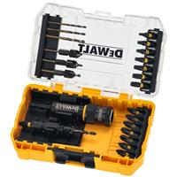 DeWalt Flip & Drive Drill Bit Set (24 Piece) in Black/Yellow Plastic