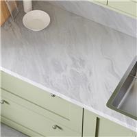 Wilsonart Options Plus Sirocco Marble Postformed Upstand 3000mm x 100mm x 20mm (1) in White