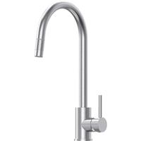 Hafele Xpressfit Single Lever Retractable Pull Out Tap Satin (1) in Chrome
