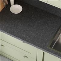 Wilsonart Options Plus Lima Postformed Upstand 3000mm x 100mm x 20mm (1) in Black
