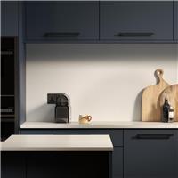 Wilsonart Omega Sleek Quartz Square Edge Splashback 3000 x 600mm x 8mm (1) in White