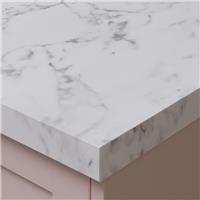 Wilsonart Omega Modern Tuscany Marble Edging 3050 x 0.6mm x 38mm (1) in White