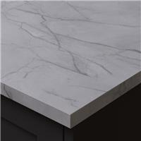 Wilsonart Omega Sleek Emperdora Marble Worktop Edging 3050 x 0.6mm x 38mm (1) in White