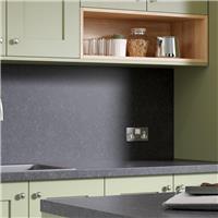 Wilsonart Options Plus Lima Postformed Worktop 4100mm x 600mm x 38mm (1) in Black