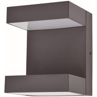 Lutec Twisto LED Wall Light CCT Switchable ( IP65 ) in Dark Grey Aluminium