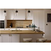 Wilsonart Omega Modern Ashdown Oak Square Edge Breakfast Bar 4100 x 900mm x 38mm (1) in Natural Timber