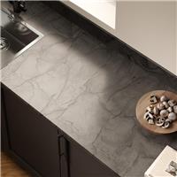 Wilsonart Omega Sleek Emperdora Marble Square Edge Breakfast Bar 3000 x 900mm x 22mm (1) in Grey