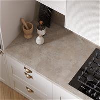 Wilsonart Omega Modern Caldeira Square Edge Breakfast Bar 4100 x 620mm x 38mm (1) in Grey