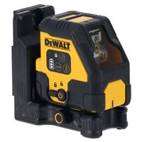 DeWalt DCLE14201RB-XJ USB Red Self-Levelling Cross-Line Laser in Black/Yellow