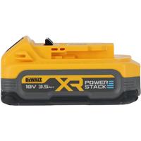 DeWalt Powerstack 18V XR Battery 3.5Ah in Black/Yellow Rubber