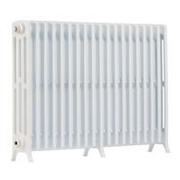 Arroll Edwardian 4-Column Cast Aluminium Bi-Metal Radiator 750 x 1142mm 5481Btu in White Steel