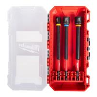 Milwaukee SHOCKWAVE Impact Magnetic Long Nut Driver Set (3 Piece) Steel