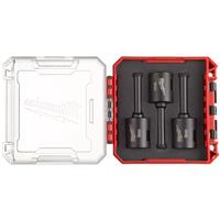 Milwaukee M14 Diamond Max Tile Drill Bit Set 8.0mm (3 Piece) in Black
