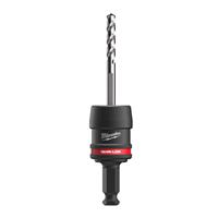 Milwaukee QUIK-LOK Holesaw Arbor 7/16" / 11mm in Black/Chrome