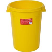 Red Gorilla Mixing Bucket 50L in Yellow Plastic