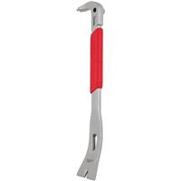 Milwaukee Molding Pry Bar 16" (400mm) in Silver/Red Rubber