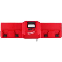 Milwaukee M12 -18 GBC4 Gang Box Charger 4 Bay in Red Steel