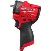 Milwaukee M12 FSCIWF14-0 FUEL 1/4" Sub-Compact Impact Wrench with Friction Ring Body Only in Red