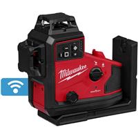 Milwaukee M12 A3PLO-0C Three Plane Auto-Align Laser with Detector Body Only in Black/Red Steel