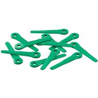 Stihl PolyCut 12-2 Blades 130mm 12 pack in Green Plastic