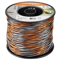 Stihl CF3 Pro High-Tech Cruciform Mowing Line 2.0mm 45m in Orange/Silver Plastic