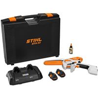 Stihl GTA 30 Cordless Pruner Kit (AS System) AS2 Battery & AL5-2 Charger in Black/Orange/Grey