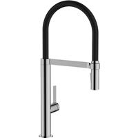 Abode Carbon Single Lever Pull Out Kitchen Tap in Chrome