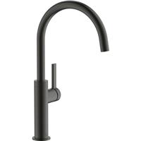 Abode Carbon Single Lever Mono Mixer Kitchen Tap Gunmetal in Black