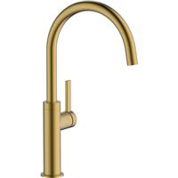 Abode Carbon Single Lever Mono Mixer Kitchen Tap Brushed in Brass