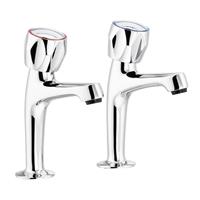 Abode Pillar Round Head Kitchen Tap in Chrome