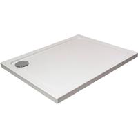 Nuie Hydro45 Anti Slip Quadrant Shower Tray 800 x 800mm in White Acrylic