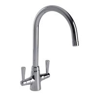 Abode Stamford Dual Lever Mono Mixer Kitchen Tap in Chrome