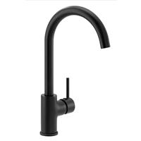 Abode Nico Single Lever Mono Mixer Kitchen Tap Matt in Black
