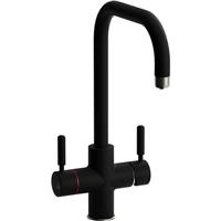 Abode Hemista 4-in-1 Boiling Water Kitchen Tap Matt in Black Brass