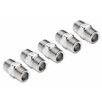 Draper Double Union 1/4" BSP (5 Pack) in Silver Steel