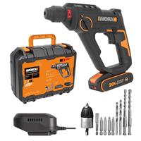Worx 20V 1.2J Rotary Hammer Drill 1 x 2.0Ah in Black
