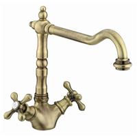 Bristan Colonial Easyfit Mixer Kitchen Tap Antique in Bronze