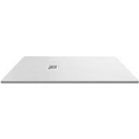 Nuie Hydro45 Rectangular Shower Tray 1700 x 700mm White in White Slate Acrylic