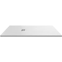 Nuie Hydro45 Rectangular Slimline Shower Tray 1700 x 800mm White in White Slate Acrylic