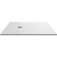 Nuie Hydro45 Rectangular Slimline Shower Tray 1400 x 900mm White in White Slate Acrylic